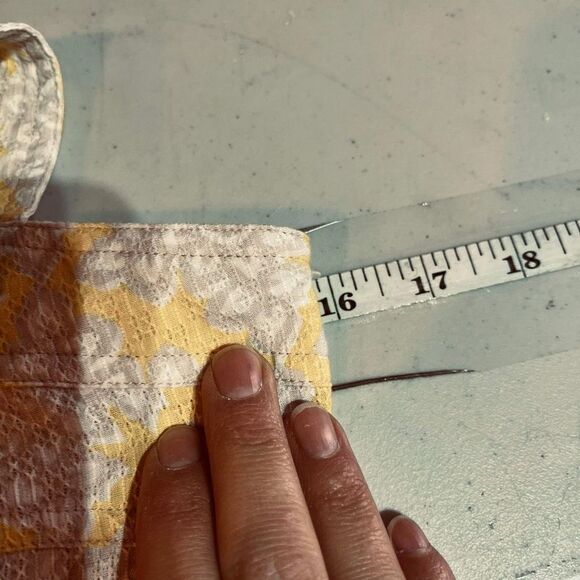 Diane Von Furstenberg Women's Luxe Lace Up Henna Diamonds Dress Yellow Size 6 - Picture 14 of 16